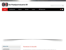 Tablet Screenshot of plaatijzerindustrie.com